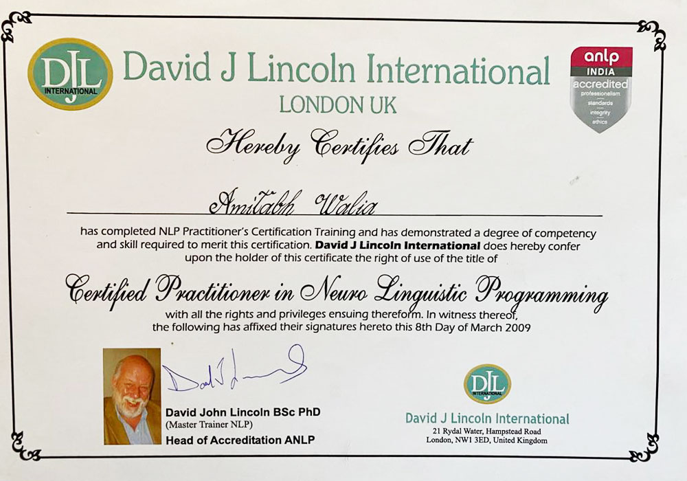 certified practitioner in neuro linguistic programing certified practitioner in neuro linguistic programing